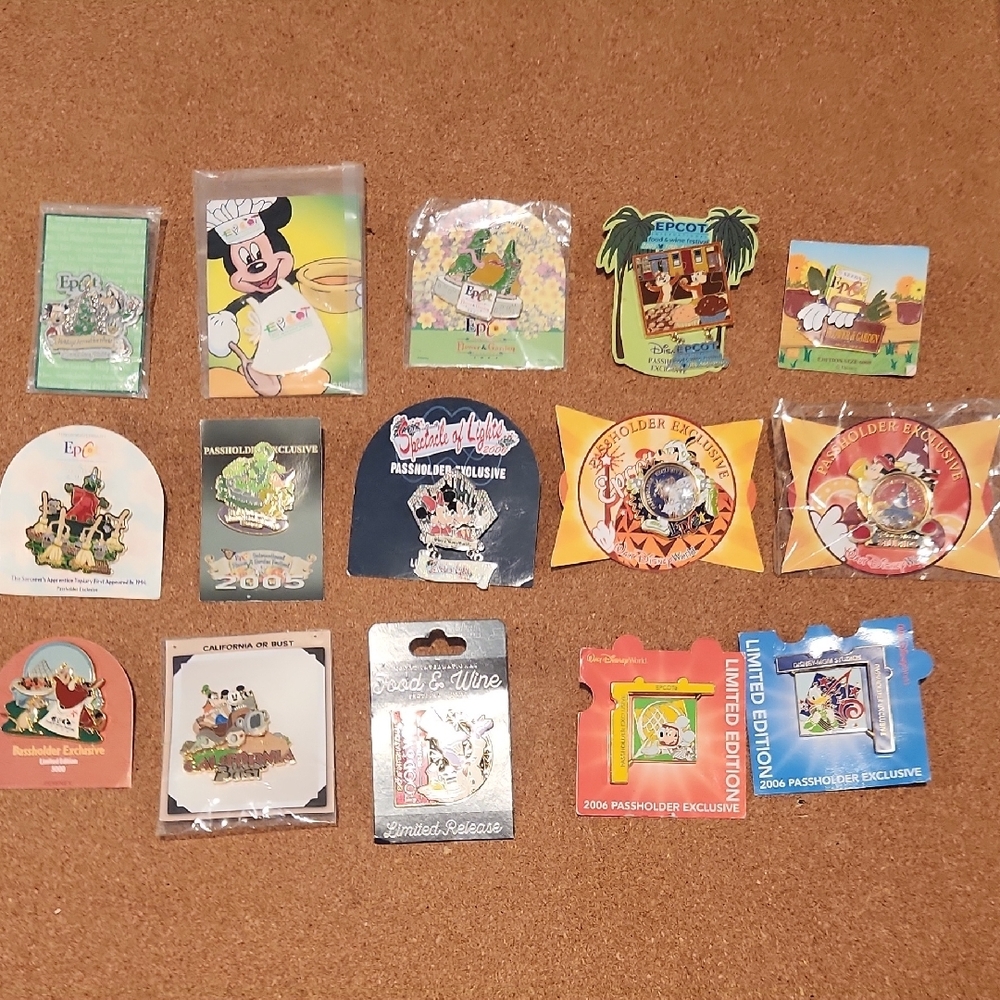 Limited Edition and Passholder Exclusive Pins